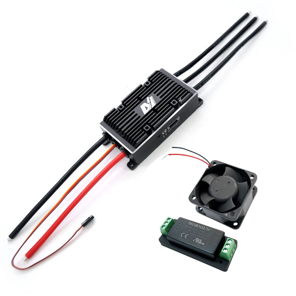 Maytech 200A VESC Electric Mountainboard Max 75V based on V75/300 Brushless Motor Controller with Heat Sink