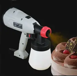 220V Power 600W Baking chocolate electric spray paint gun cake sprayer Handheld Paint Spray Gun 1.8/2.6MM