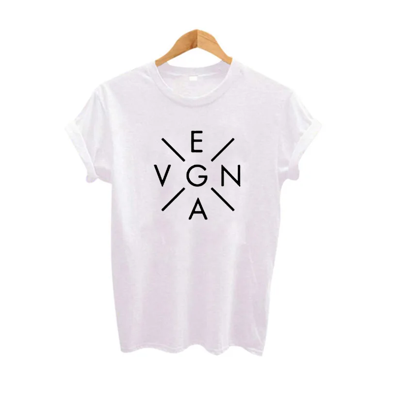 Camiseta blanca y negra para Mujer, ropa De calle Ulzzang Harajuku, Poleras De Mujer, Moda De verano vegana