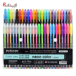 12/18/24/36/48Pcs/Set Promotion pen Gel Pens Set Glitter Gel Pen For Adult Coloring Books Journals Drawing Doodling Art Markers