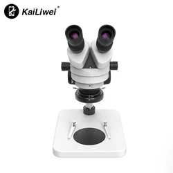 Kailiwei-Micro herramienta de soldadura, microscopio estéreo con Zoom Binocular para reparación de teléfonos móviles con luz