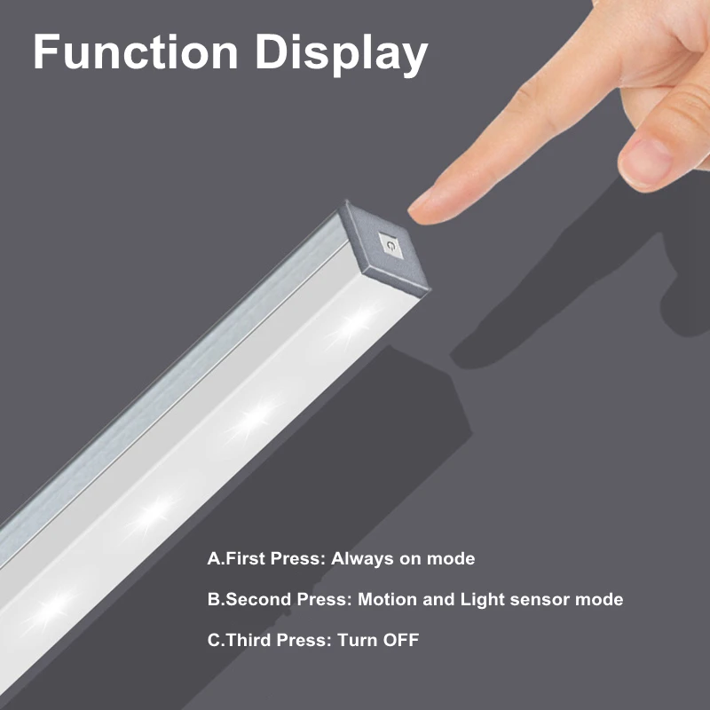 10/14/20 LED Motion Sensor Night Light Sensor Closet Light Under Cabinet LightUSB Rechargeable For Wardrobe Kitchen Hallway