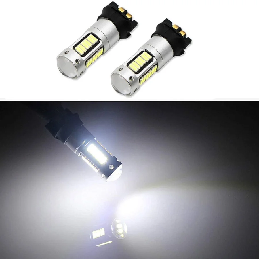 

2PCS Error Free PW24W Xenon White Yellow 30SMD Turn signal Lights LED Bulbs For BMW F30 3 Series Daytime Running Light DRL