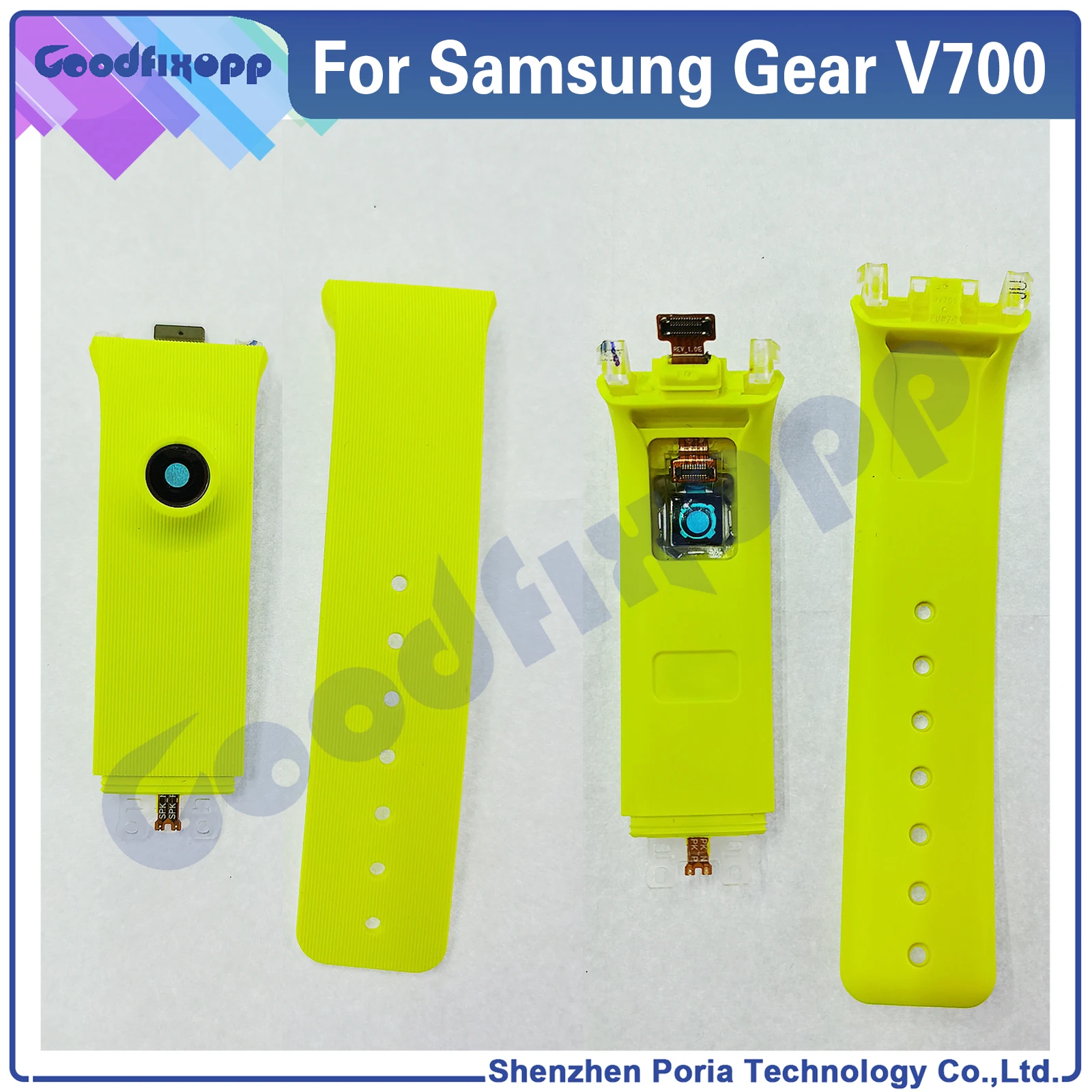 Watch Back Cover Case Watchband For Samsung Gear V700 SM-V700 Watch Replacement Parts Rear Housing Case Watch Strap Bracelet