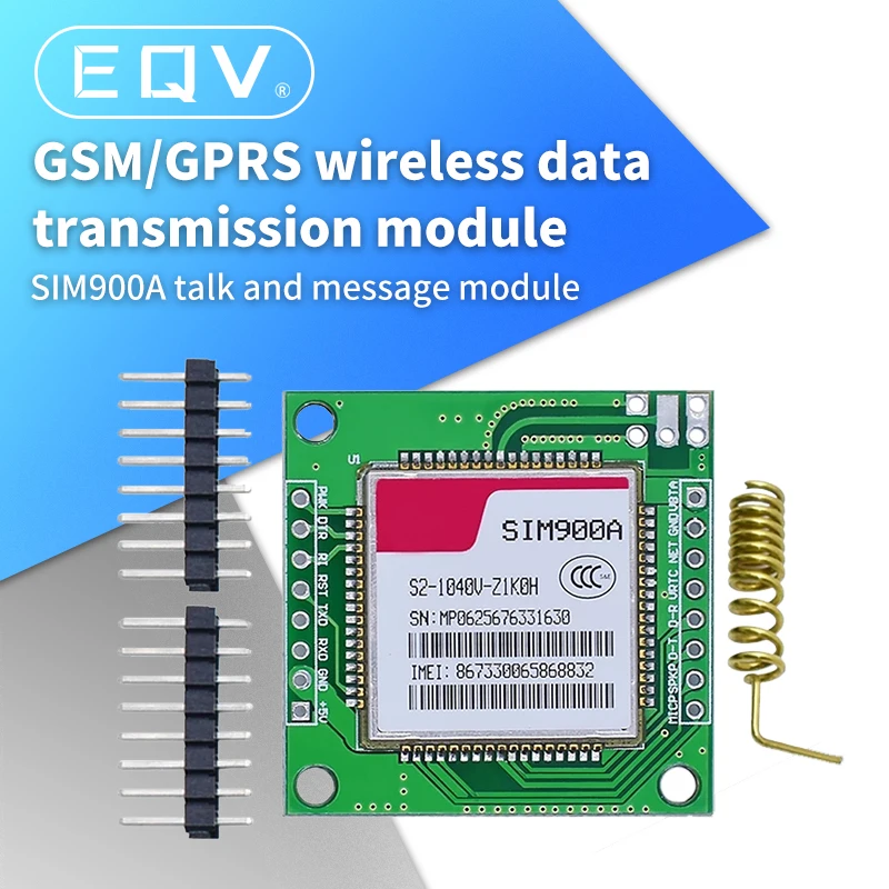 

mini GPRS GSM module SIM900A Wireless Extension Module Board Antenna Tested Worldwide Store for SIM800L A6 A7 SIM800C