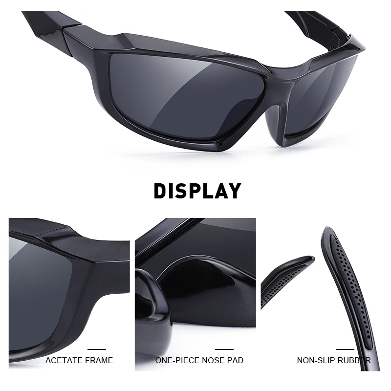 MERRYS DESIGN Men Polarized Outdoor Sports Sunglasses Male Goggles Glasses For Fishing Driving UV400 Protection S9028