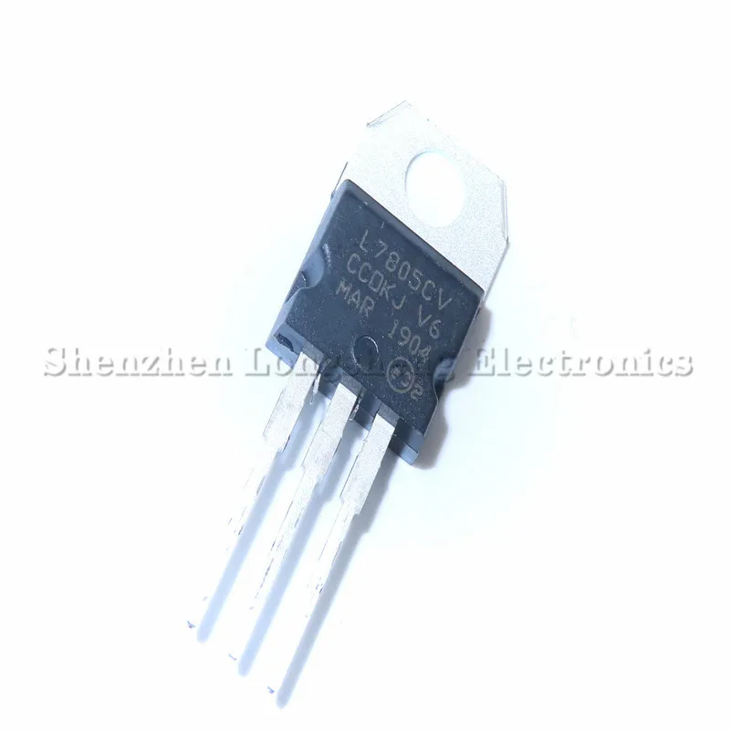 

10PCS/LOT NEW L7805CV L7805 TO-220 Three-terminal regulator 5V 7805 New In Stock