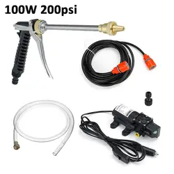 12v 120w Car Cleaning Tools Portable Pump High Pressure Washer Electric Car Wash Water Gun Car Washer Washing Machine Household