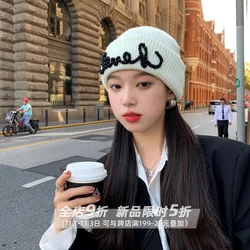 Winter hats for women Beanie knitted cap Brand cap lady line knitted hat female chapeau hat bonnet female 2021