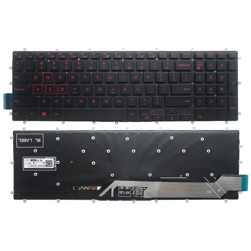 US Backlit New Laptop Keyboard For Dell G3 3590 3579 3779 3593 G5 5500 G7 7588 7570 7580 7587 English