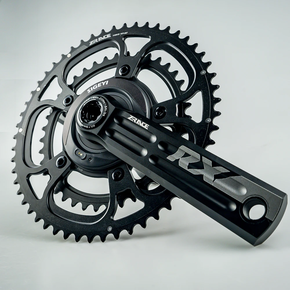 ZRACE RX Crankset SIGEYI Power Meter 2 x 10 / 11 / 12 Speed Chainset, 50/34T, 52/36T, 53/39T, 170mm / 172.5mm / 175mm DUB BB29