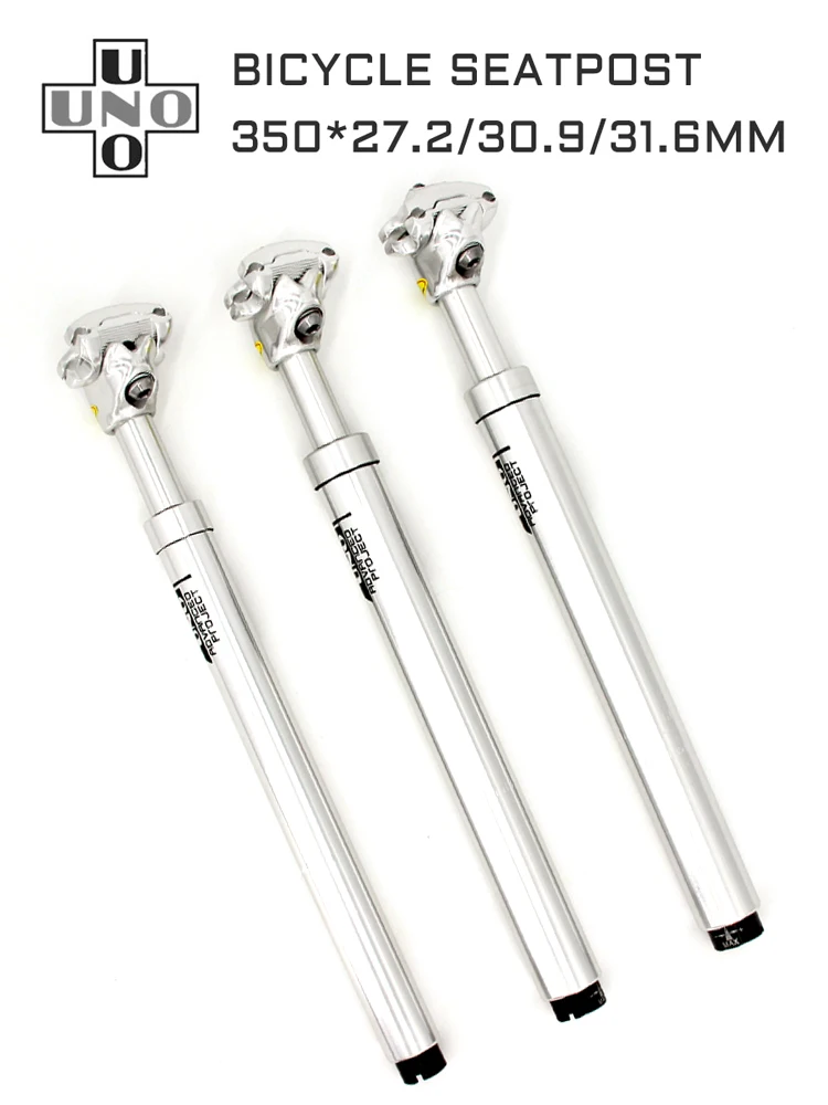 AliExpress NONE UNO Dropper Post Suspension Seatpost Shock Absorber Damping MTB Mmountain Bicycle Seat Post 27.2 30.9 31.6 Bicycle Seatpost Tube