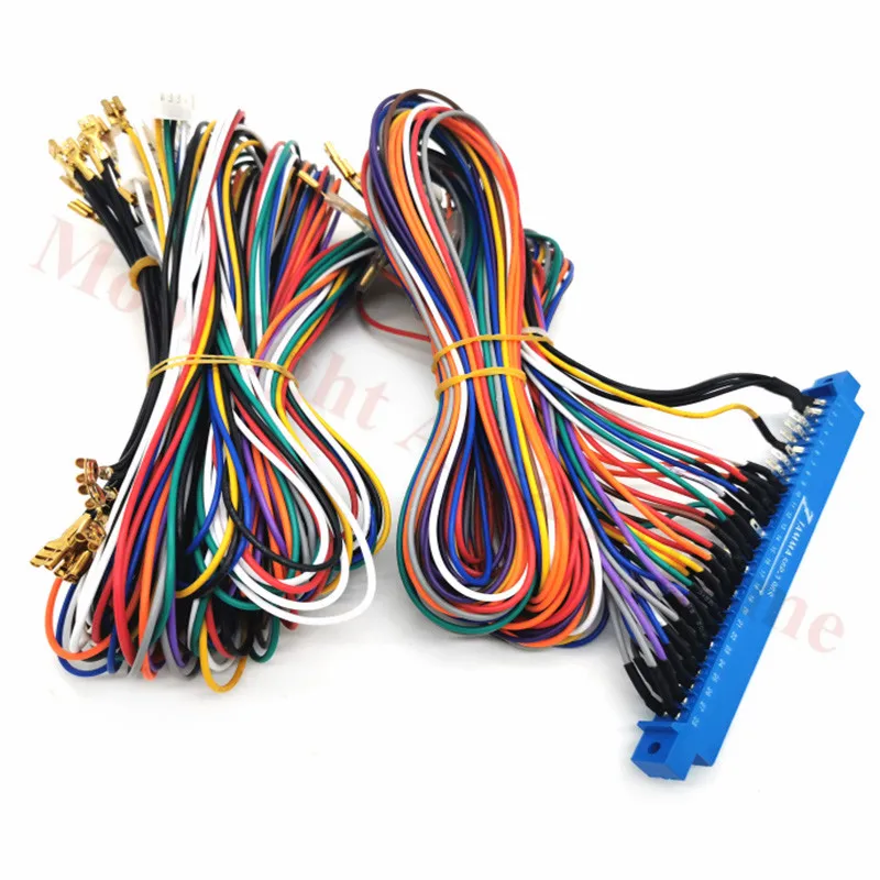 

28Pin Blue jamma Harness arcade cocktail games wires button joystick jamma game wire harness