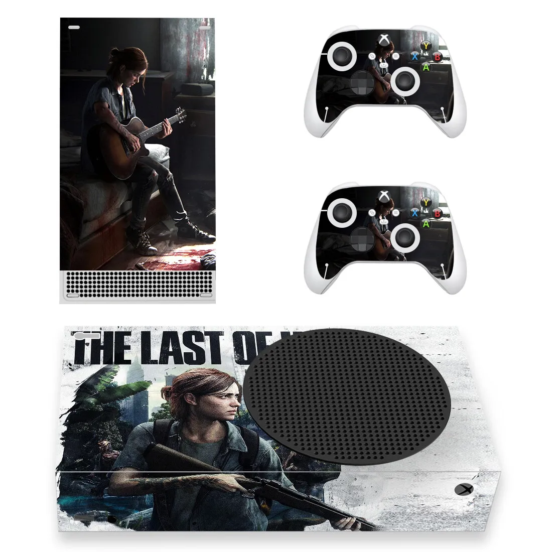 The Last Of Us Style Xbox Series S Skin Sticker for Console & 2 Controllers Decal Vinyl Protective Skins Style 1