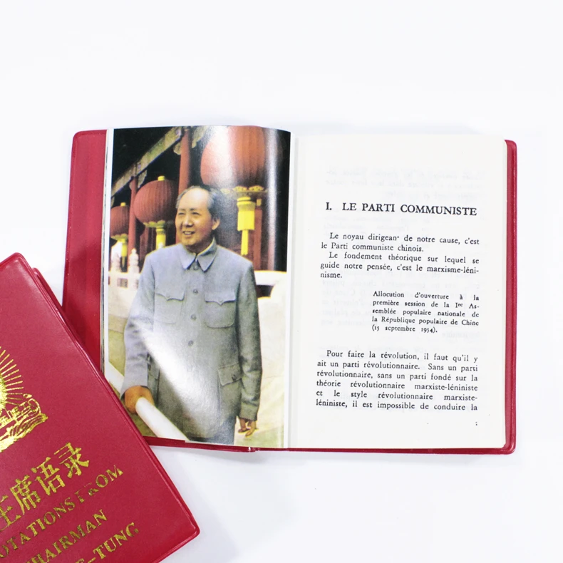Red Book Quotations of Chinese Chairman Mao Tse-Tung Zedong Book German Italian Spanish Chinese English Japanese French Russian
