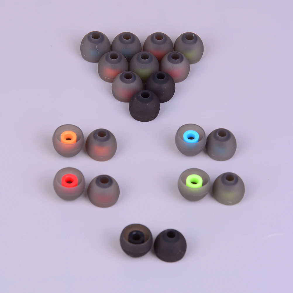 20pcs Earbuds Replacement Silicone Earphone Tips Noise Cancelling Earbud Caps