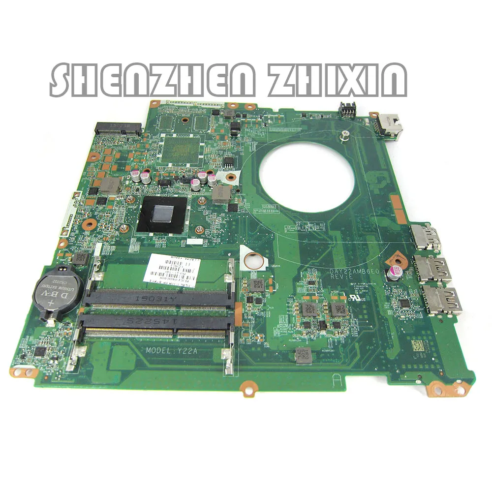 

yourui For HP Pavilion 17 17-F Laptop motherboard DAY22AMB6E0 Main Board A4-6210 CPU 763421-501 763421-001