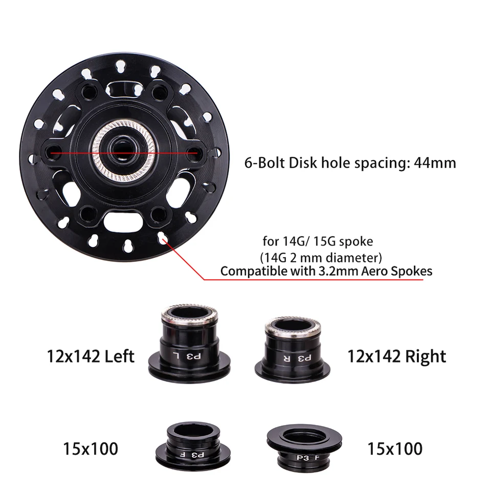 ZTTO MTB 6 Pawls Disc Brake Hub 32 Holes P3 VS DT 370 xm490 D042SB