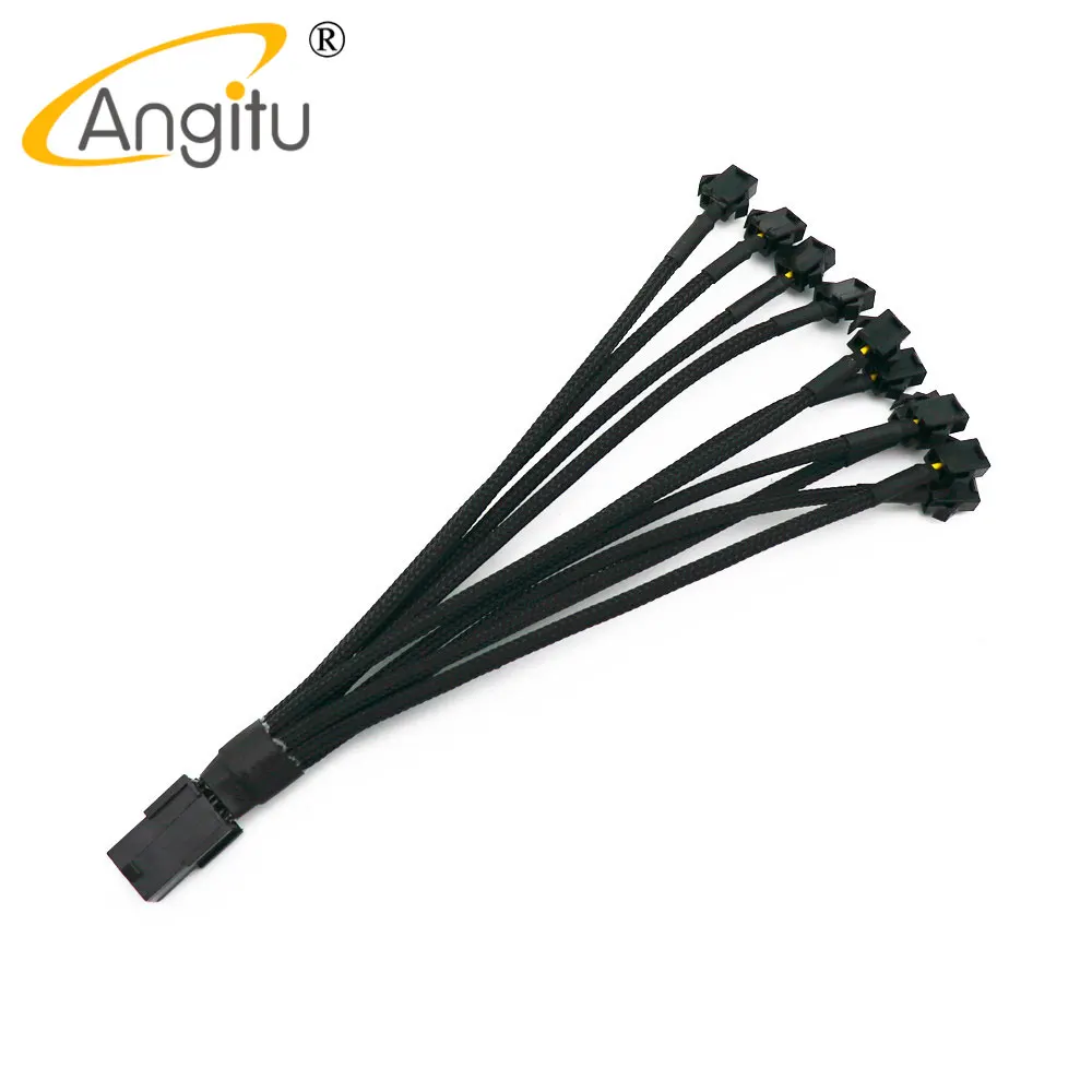 

Angitu Светодиодная лента адаптер PCI-E 6-контактный разъем 10x 3Pin SM разветвитель