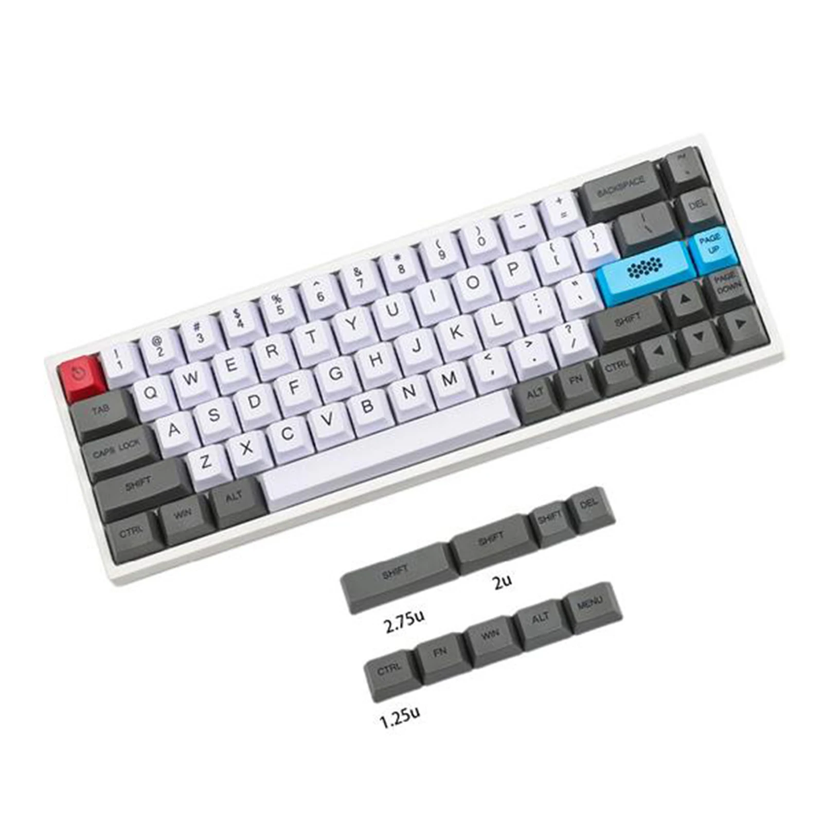 OEM 60% 65% 78 Keys Mac Keycap | Carbon Dye Sub PBT Keyset | ANSI 61 64 68 | For MX Mechanical Keyboard DIY | ZJ68 GK68 GH60