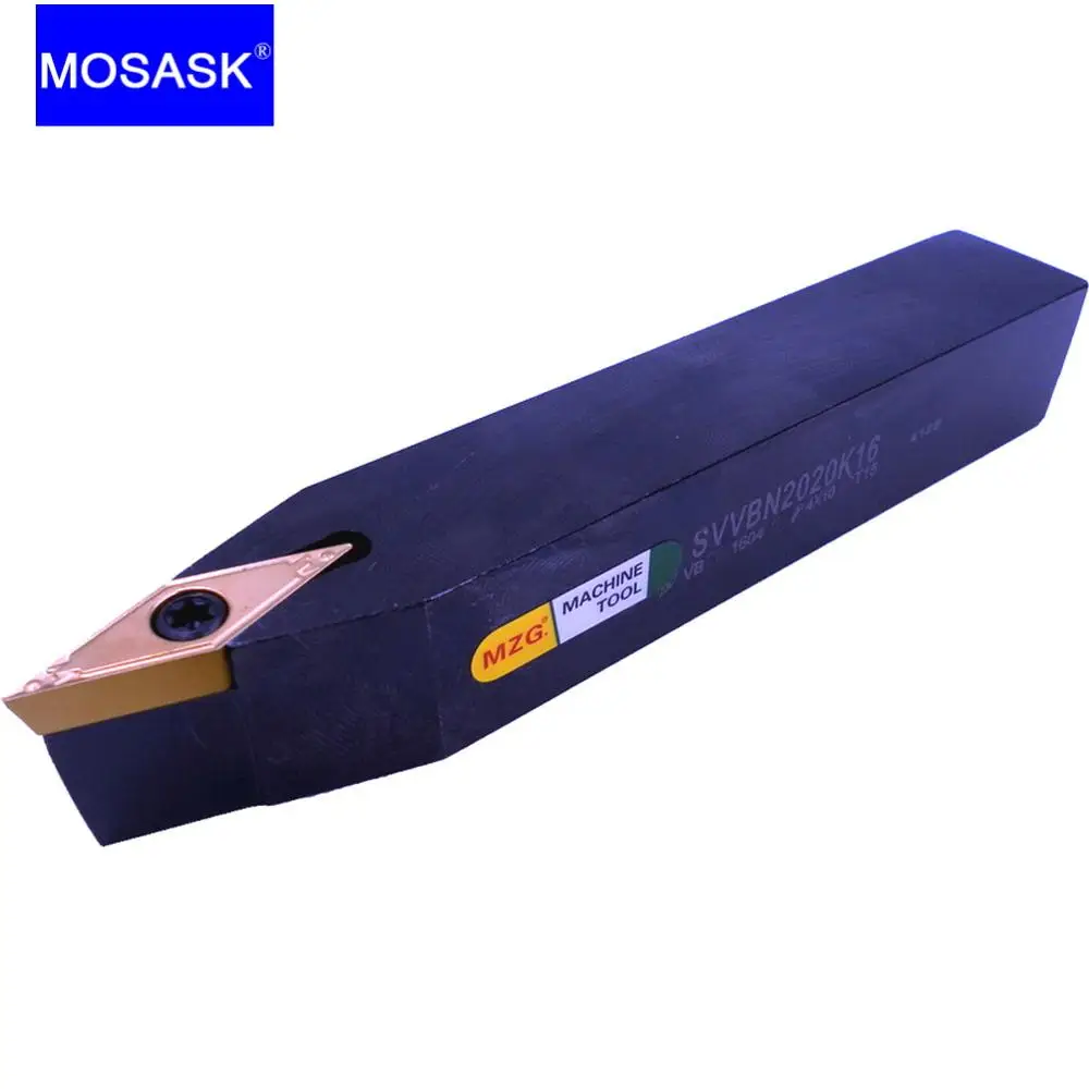 Адаптер MOSASK SVVBN1616H16 SVVBN, квадратная опорная пластина VBMT, обрабатывающий резак для токарного станка с ЧПУ, внешние токарные держатели инструментов