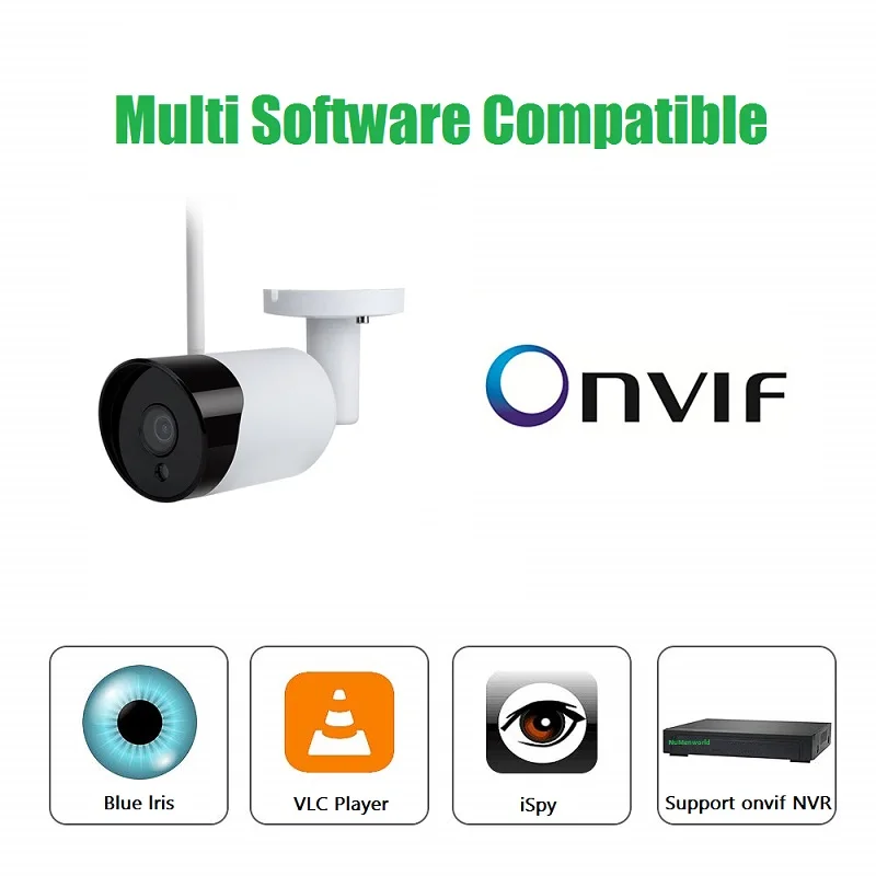 Imagem -04 - sem Fio da Câmera de Segurança Wi-fi ao ar Livre Câmera de Vigilância de Áudio Ip66 Visão Nocturna do ir Detecção de Movimento Câmera ip à Prova d Água 5mp