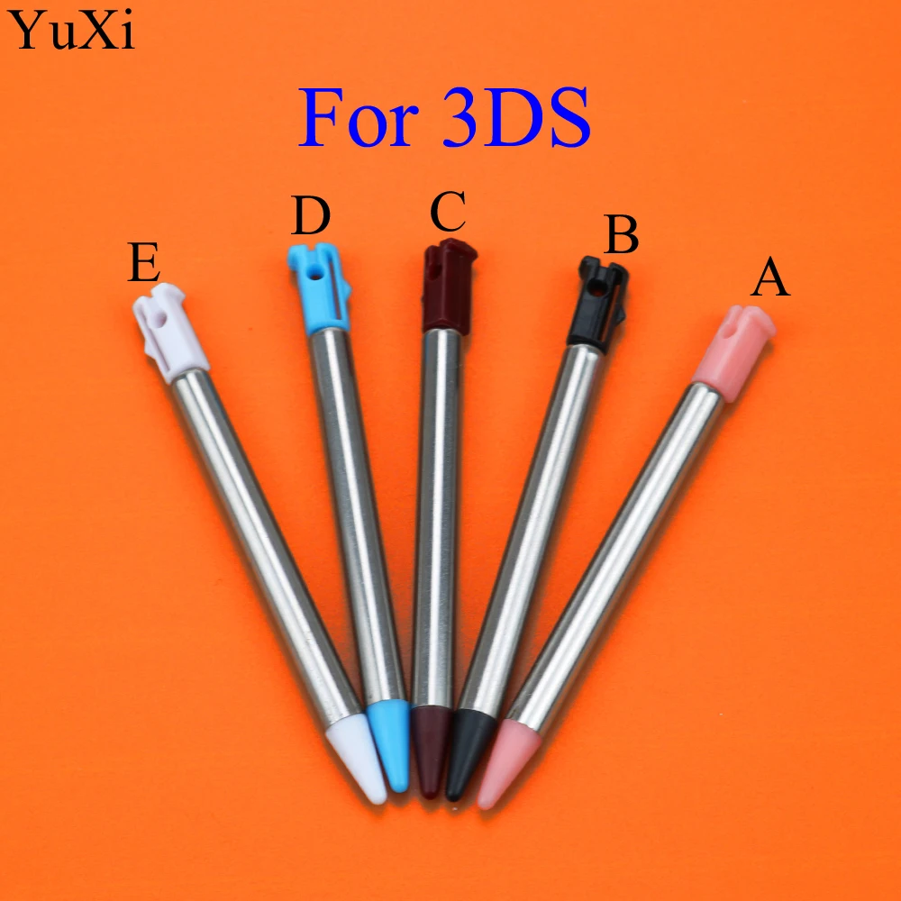 YuXi Colors Metal Retractable Stylus Touch Pen For Nintendo 3DS High Quality Games Accessories New Arrival