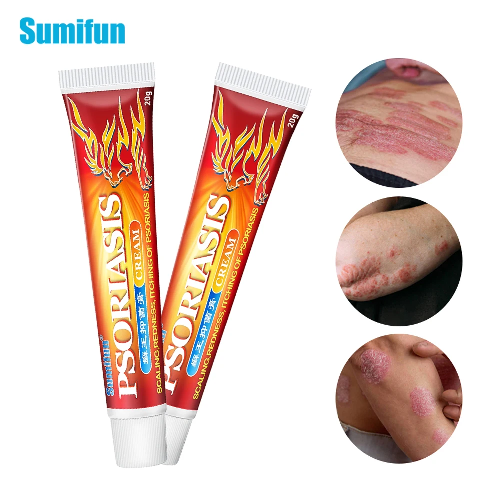 

2pcs Sumifun Eczema Cream Psoriasis Antibacterial Dermatitis Pruritus Eczematoid Chinese Herbal Anti-itching Medical Ointment