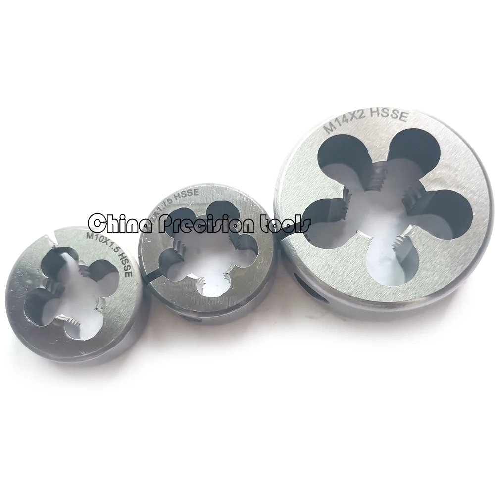 Imagem -05 - Divisão Redonda da Linha Métrica de Hsse Morre Hss-co os Dados Ajustáveis M13 M14 M15 M16 M17 M18 M20 da Linha Fina para o Corte de Aço Inoxidável a