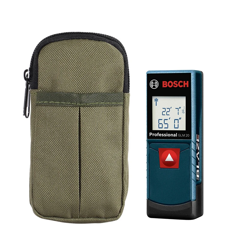 Belt Pouch Waist Packs Protable Protect Waterproof Nylon Case Bag for Bosch GLM 20 Laser Distance Measure Accessory