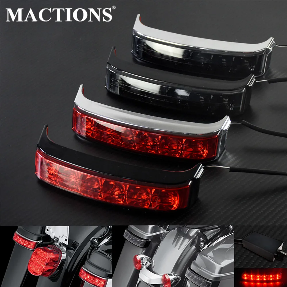 Motorcycle Turn Signal Light Saddle Bag Tail Indicators Brake Lamp For Harley Street Glide Road King CVO Limited FLHX 2014-2022