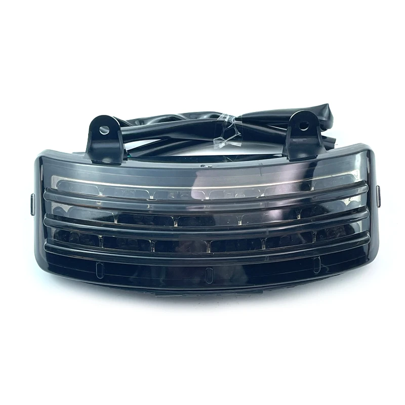 

Дымчатый трехбарный светодиодный задний стоп-сигнал на крыло для моделей Harley Touring Street Glide FLHX 14, 15, 16, 17, 18