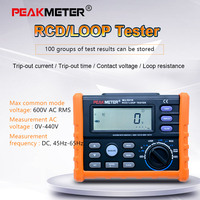 PEAKMETER MS5910 Digital resistance meter RCD loop resistance tester Multimeter for GFCI Loop resistance  testing