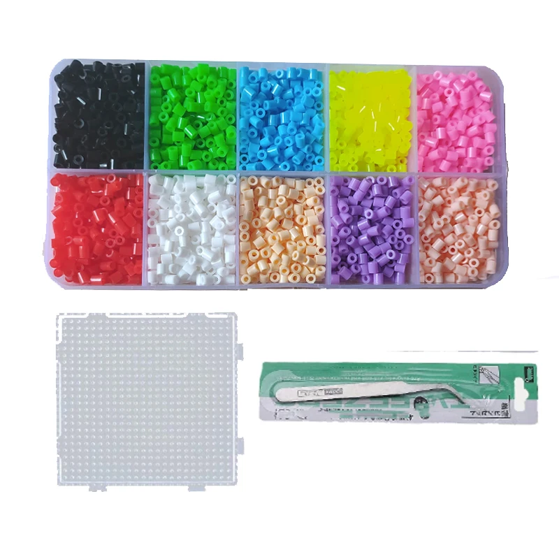 4500pcs/box 2.6mm mini hama beads kids Perler Fuse Beads toys available quality guarantee diy toy for children activity Iron