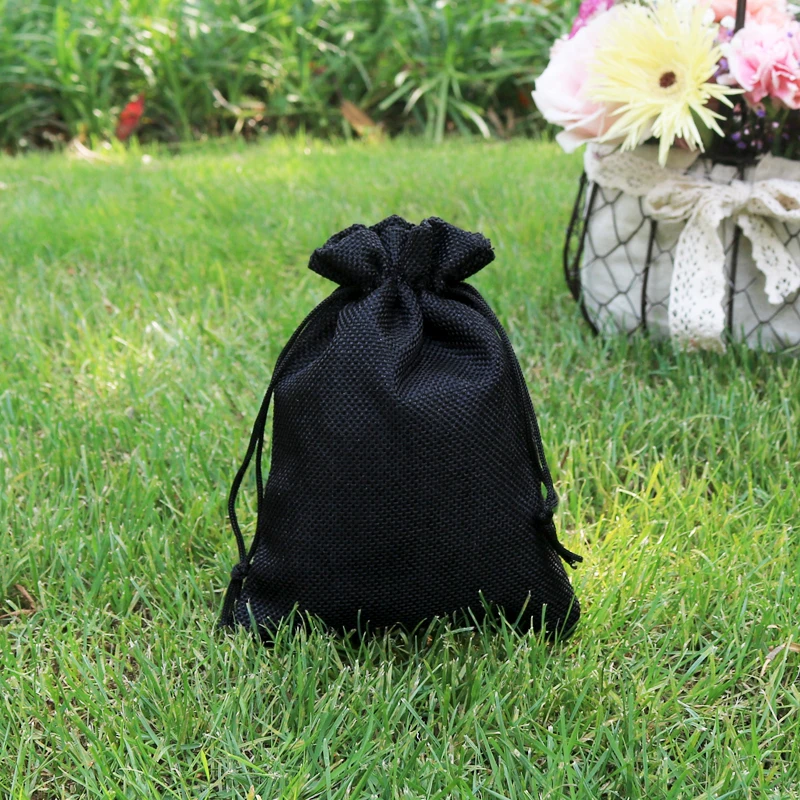 10*14cm 5Pecies  Linen  Exquisite  High  Quality and  Cheap  Fashion  Use for  Jewelry  Candy  Gift  Sack  Bag