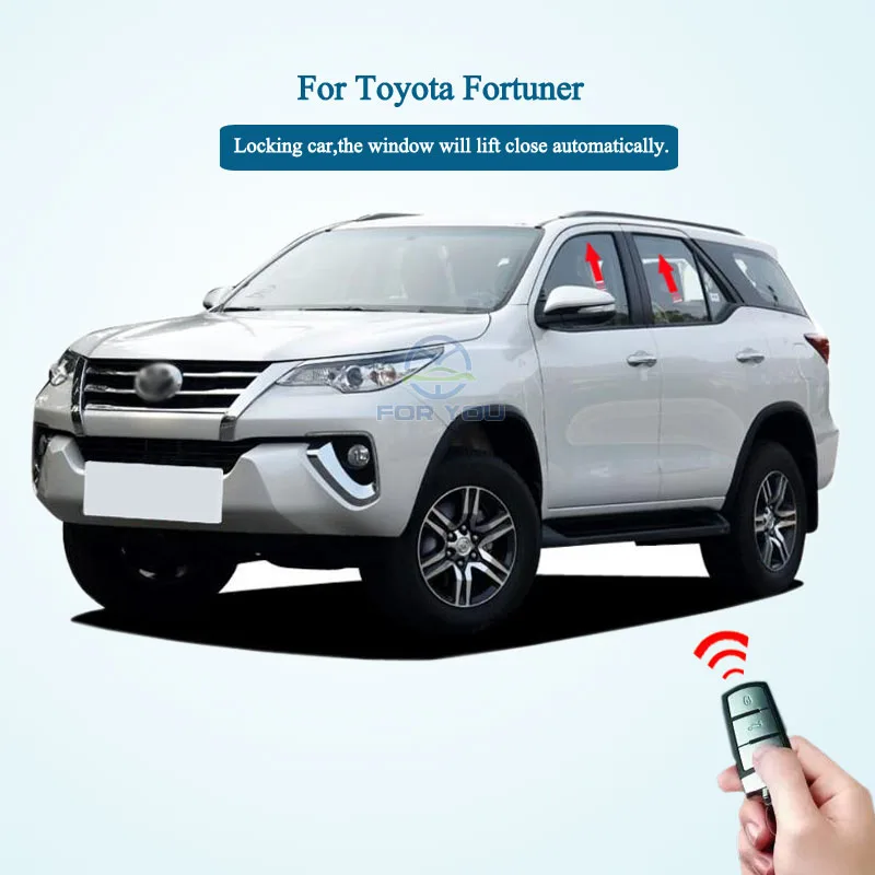 FORYOU Car Automatic Intelligent Close Open 2 BY 2 + Mirror Folder Kit Module For Toyota Fortuner 2016-2023 /Hilux 2017-2023