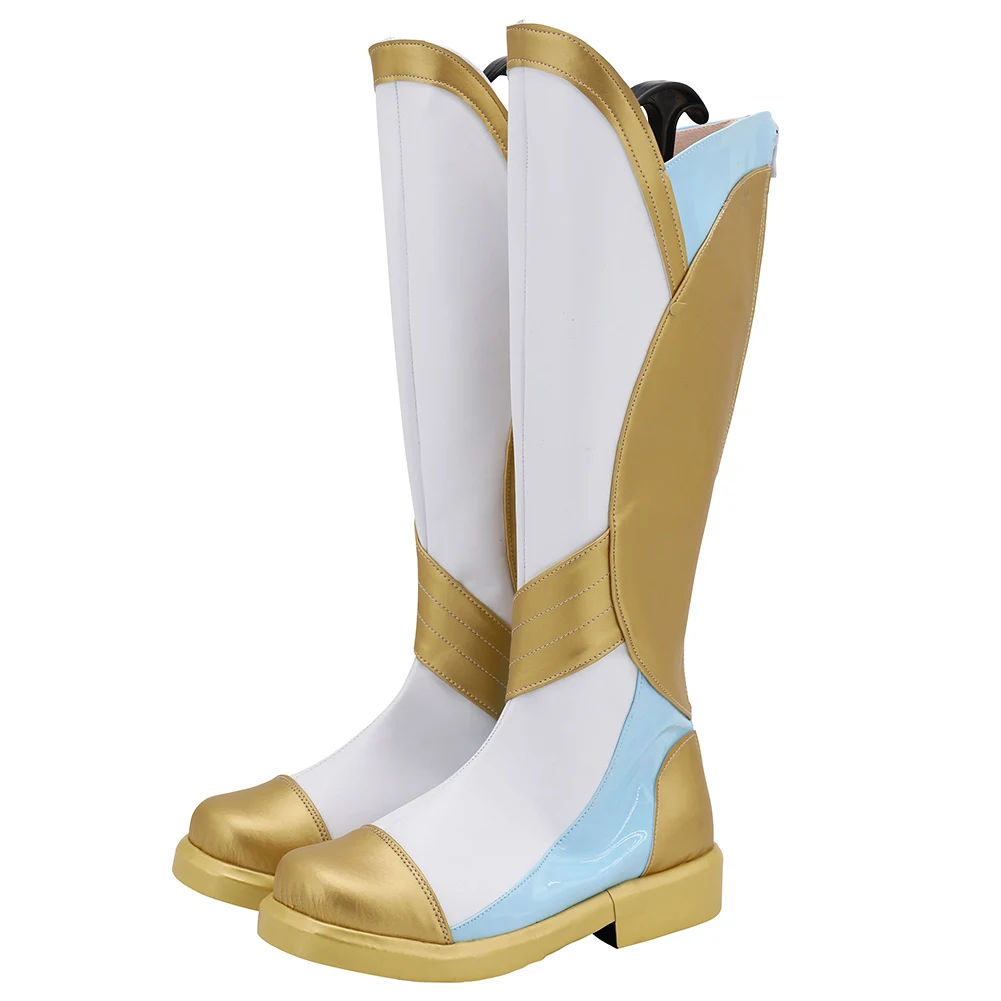 She-Ra e le principesse del potere scarpe Cosplay stivali costumi di Halloween accessorio scarpe PU su misura per le donne