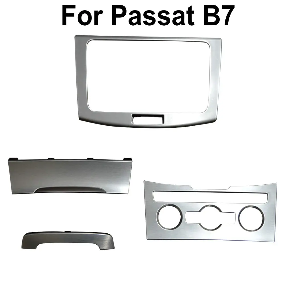 

Подходит для Passat B7 CC, рамка для экрана, освещение CD, пепельница, шар для кондиционирования воздуха, декоративная рамка, металлическая алюминиевая панель