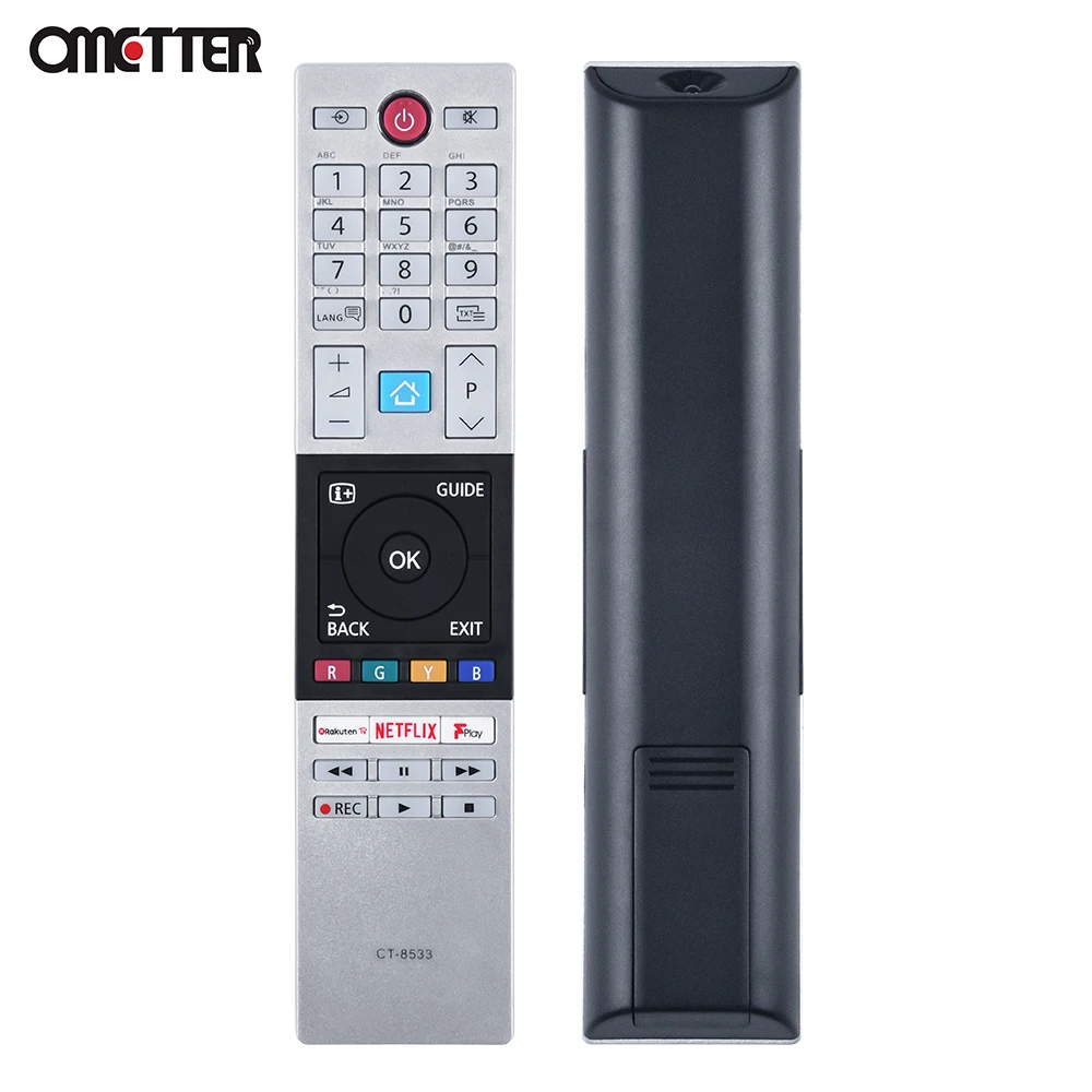 CT-8533 per telecomando TV LED Toshiba Smart 4K UHD HDR 24 l2863db 50 u6863d 32 w2863db 40 l2863db 43 l2863db