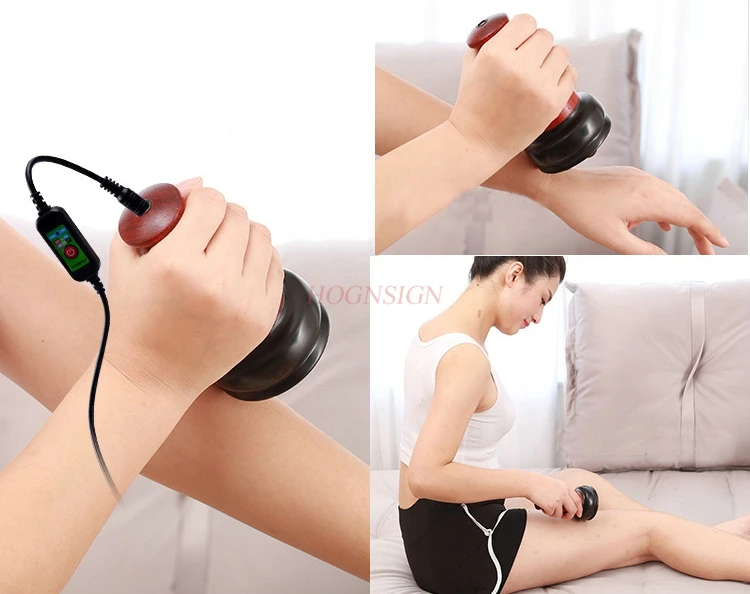 moxibustion massage Powered moxibustion apparatus massage moxibustion apparatus scraping stone moxibustion smokeless