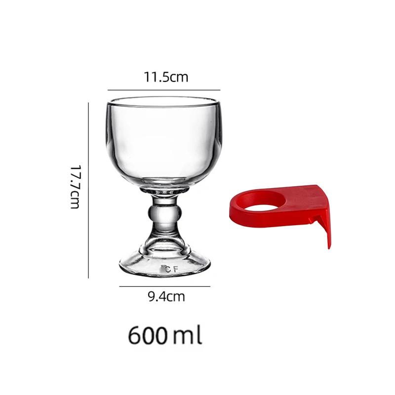 Cocktail Glass Mini Drinks Bottle Buckle Holders On Glass Cup Cocktail Clasp Goblet Puffer Bar Martini Margarita Goblet