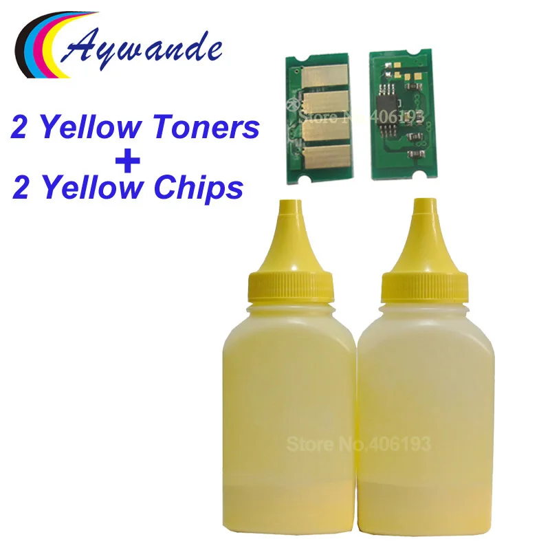 Toner and Reset Chip for Ricoh Aficio SPC220 SP C220 C222 C240 SPC222 SPC240 SP C240dn C240sf refill toners powder chips