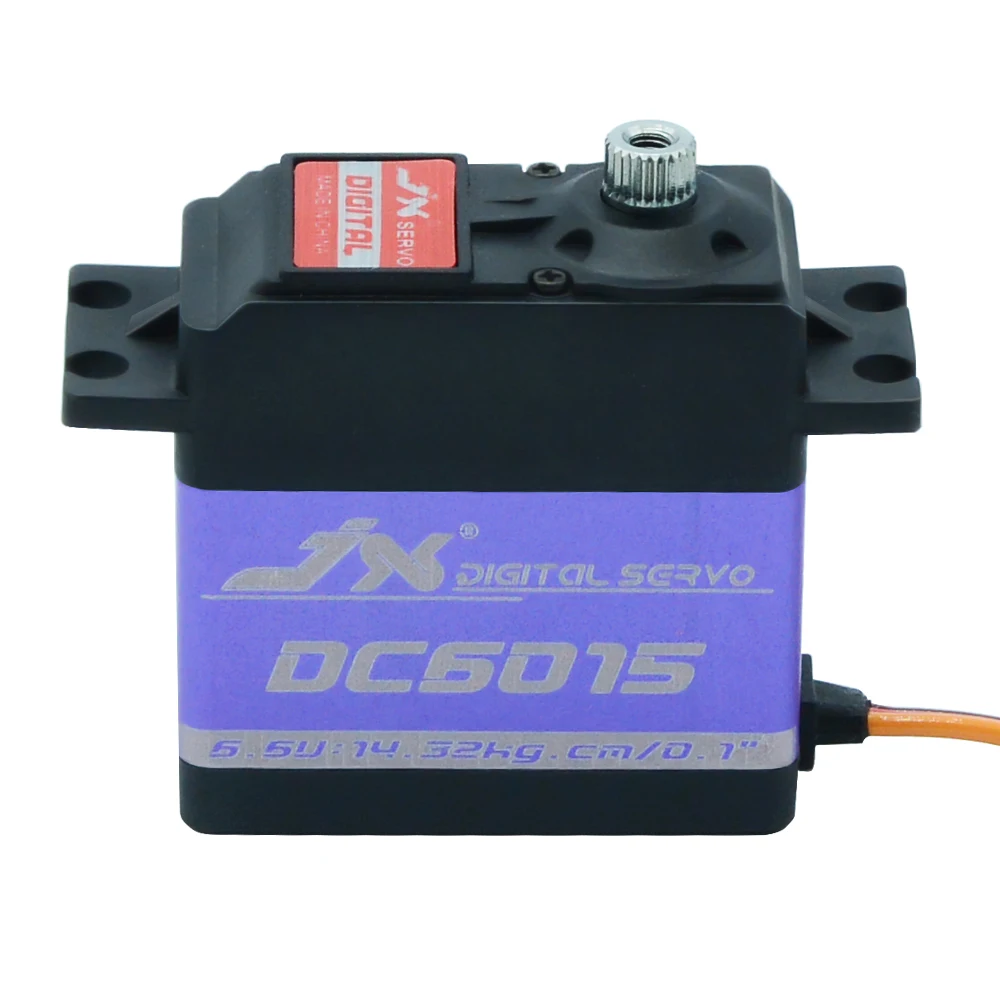 JX DC6015 4.8-6.6V 15 كجم ميتال جير 0.10 ثانية عزم دوران كبير أجهزة رقمية لسيارة RC روبوت طائرة اكسسوارات الطائرات #5