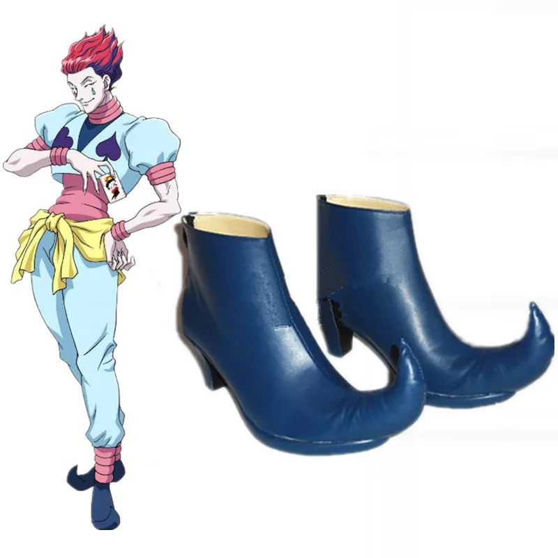 

Hunter Hyskoa Hisoka Cosplay Shoes Boots Custom-Made Adult Men Halloween Party Costume Accessories Shoes