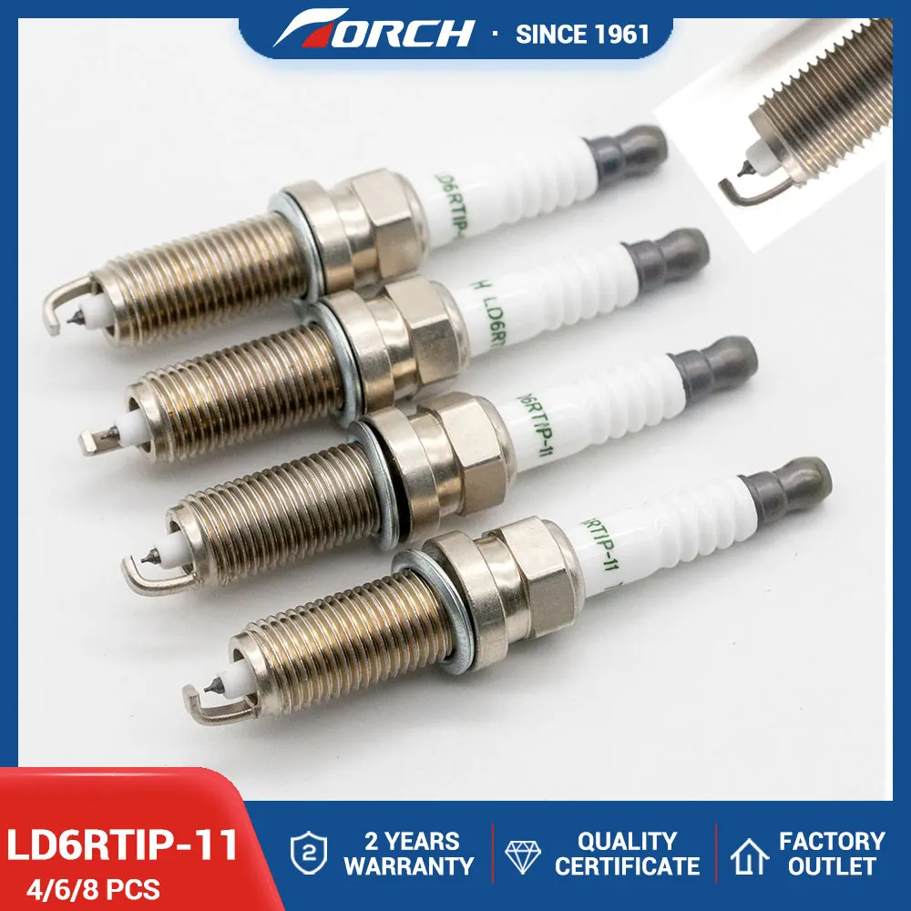 

4-8PCS Iridium Platinum Candles Replace for VR7SPP33 0242135524 BERU 12VR-7SPUX NISSAN 22401-CK81B TORCH LD6RTIP-11 Auto Parts