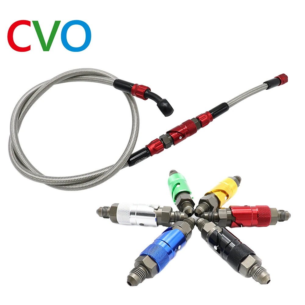 

High Quality CVO Aerospace Aluminum Alloy 800cm to 1200cm Reinforced Hydraulic Motorcycle Brake Hose Braided Brake Tube