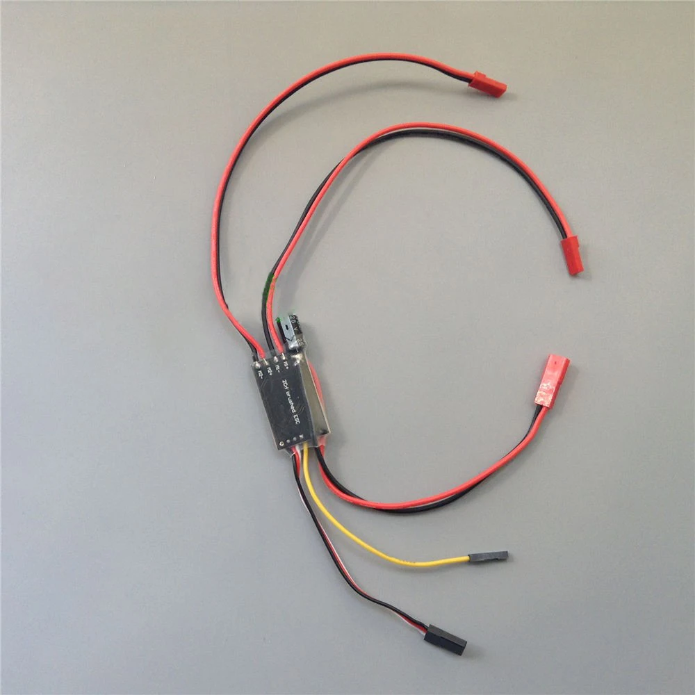 1 pz 2S-4S 2CH One-way spazzolato ESC 10 ax2 controllo misto regolatore di velocità spazzolato ESC per RC Aircraft/Boat/Car Model Parts 6V-16V