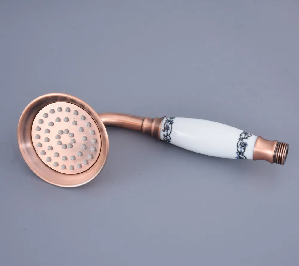 Antique Copper Bathroom Handheld Shower Head for Shower Faucet Telephone Style Hand Held Shower Head zhh123