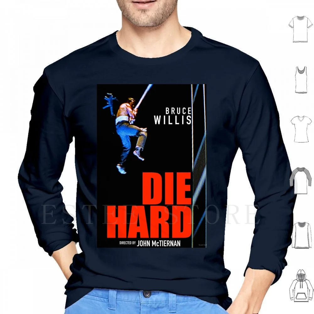 Die Hard 12 Hoodies Die Hard Movie Film One Two Three Four Five With A Vengeance Die Harder Bruce Willis Alan