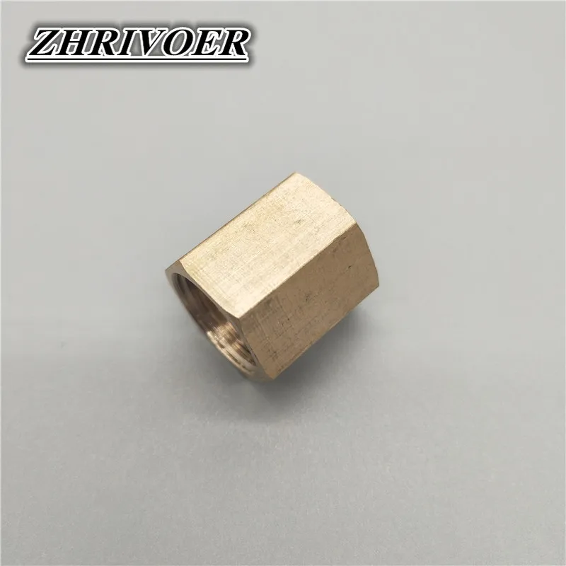 Brass Copper Hose Pipe Fitting Hex Coupling Coupler Fast Connetor Female Thread Male thread 1/8\